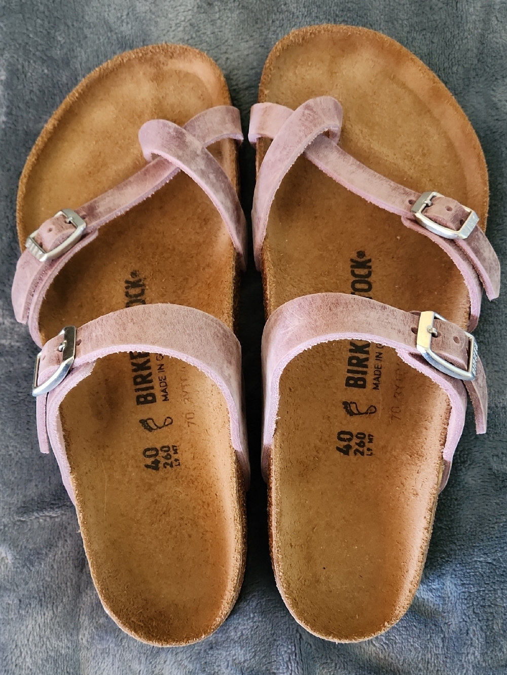 BIRKENSTOCK Mayari Oiled Leather, Lavender, Size 40 - Picture 2 of 13